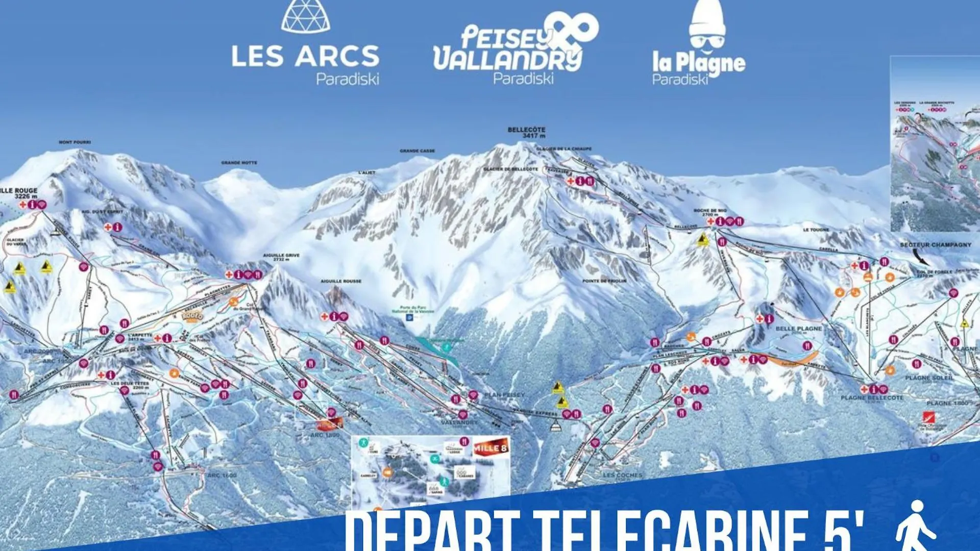 Elegant Et Moderne Avec Vue Montagne Au Coeur De Paradiski - Garage - 8Pers - 90M2 - Sabaudinha La Plagne France